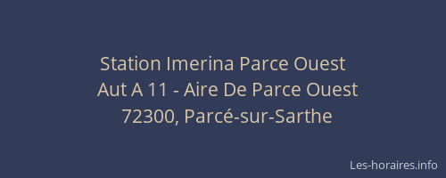 Station Imerina Parce Ouest