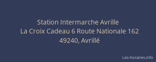 Station Intermarche Avrille