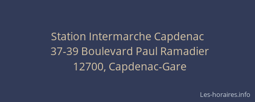 Station Intermarche Capdenac