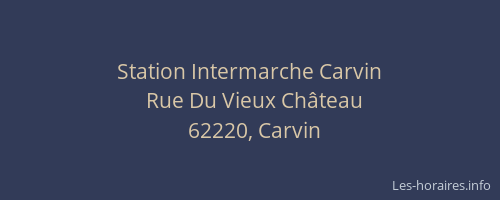 Station Intermarche Carvin