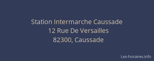 Station Intermarche Caussade