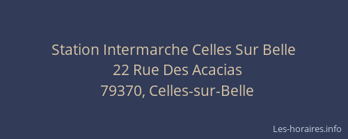 Station Intermarche Celles Sur Belle