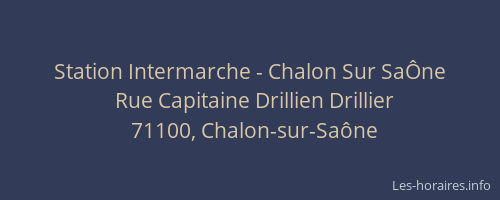 Station Intermarche - Chalon Sur SaÔne