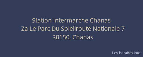 Station Intermarche Chanas
