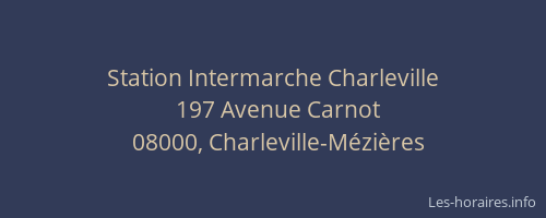 Station Intermarche Charleville