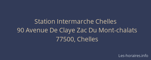 Station Intermarche Chelles
