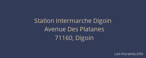 Station Intermarche Digoin