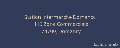 Station Intermarche Domancy