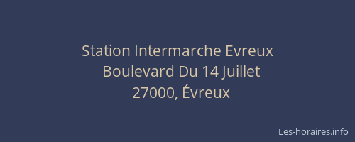 Station Intermarche Evreux