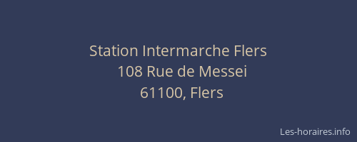 Station Intermarche Flers