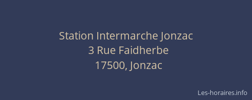 Station Intermarche Jonzac