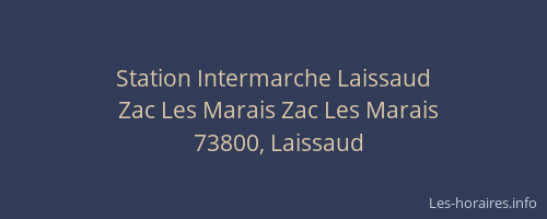 Station Intermarche Laissaud