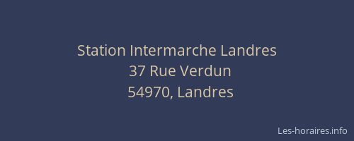 Station Intermarche Landres