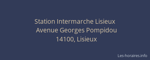 Station Intermarche Lisieux