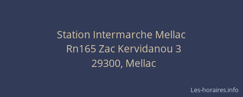 Station Intermarche Mellac