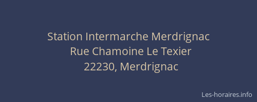 Station Intermarche Merdrignac