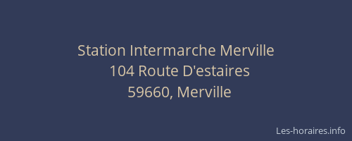 Station Intermarche Merville