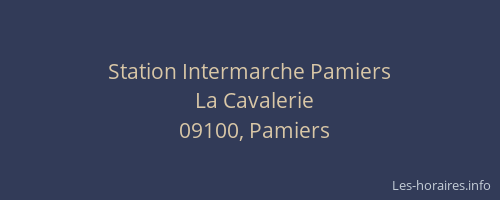 Station Intermarche Pamiers