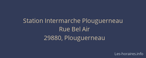 Station Intermarche Plouguerneau