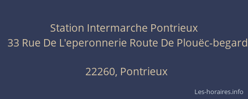 Station Intermarche Pontrieux