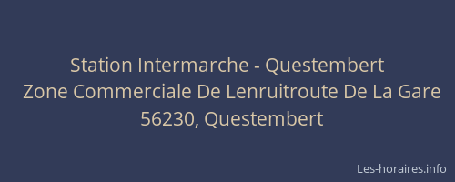 Station Intermarche - Questembert