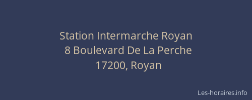 Station Intermarche Royan