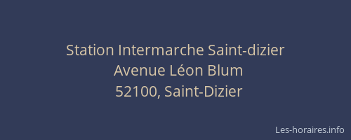 Station Intermarche Saint-dizier