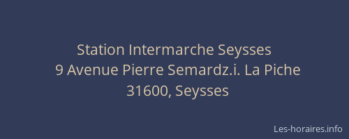 Station Intermarche Seysses