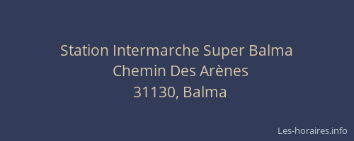 Station Intermarche Super Balma