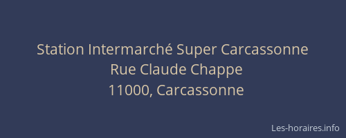 Station Intermarché Super Carcassonne