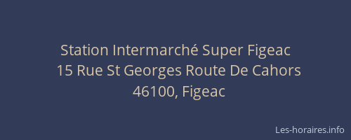 Station Intermarché Super Figeac
