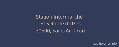Station Intermarché