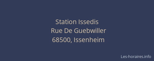Station Issedis