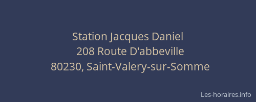 Station Jacques Daniel