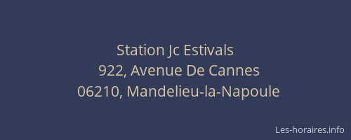 Station Jc Estivals