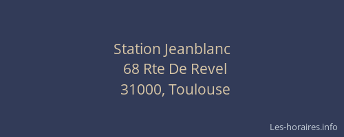 Station Jeanblanc