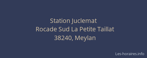 Station Juclemat