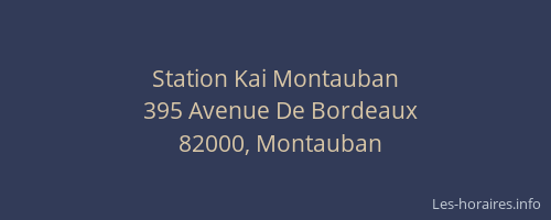 Station Kai Montauban