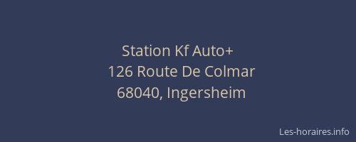 Station Kf Auto+