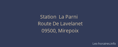 Station  La Parni