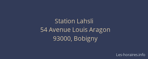 Station Lahsli