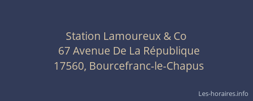 Station Lamoureux & Co