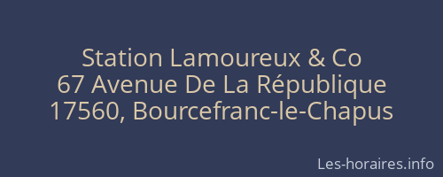 Station Lamoureux & Co