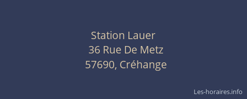 Station Lauer