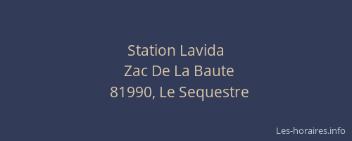 Station Lavida