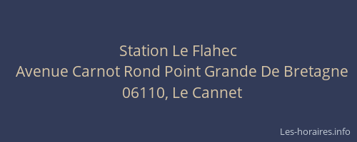 Station Le Flahec