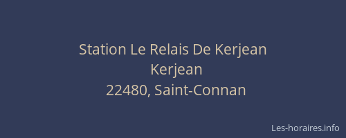 Station Le Relais De Kerjean