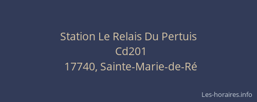 Station Le Relais Du Pertuis