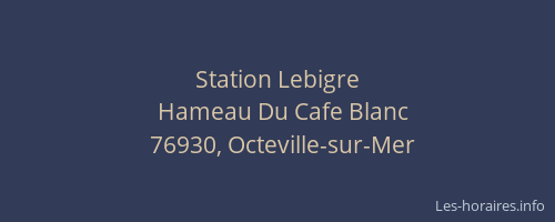 Station Lebigre