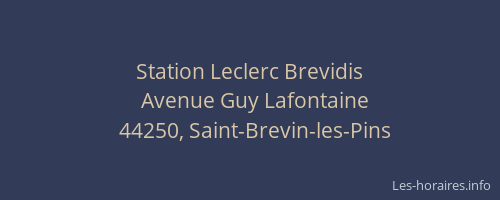 Station Leclerc Brevidis